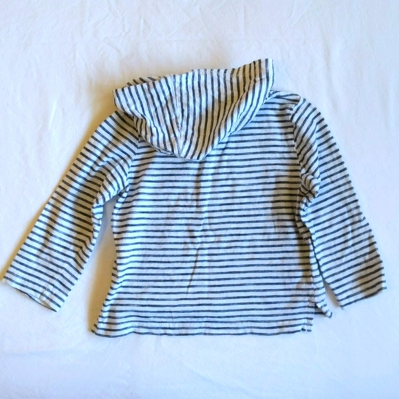 joe fresh striped hooded long sleeve graphic shirt 18-24 months baby boy - Picture 6 of 7